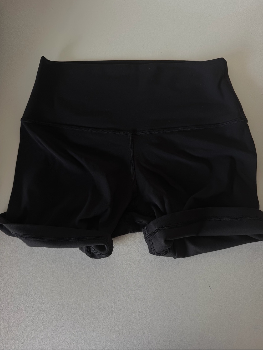 Lululemon Align High Rise Bike Shorts Black SZ 8 - 6” Inseam Nulu Activewear